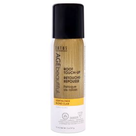 Root Touch Up Temporary Haircolor Spray - Light Blonde by AGEbeautiful for Unisex - 2 oz Hair Color