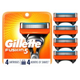 Gillette Fusion5 Men's Razor Blade Refills;  4 Count
