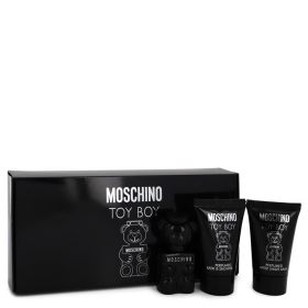 Moschino Toy Boy by Moschino Gift Set -- .17 oz Mini EDP + .8 oz Shower Gel + .8 oz After Shave Balm
