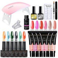 Nail Art Kits Poly Nail Polish Kits Professional Nail Art Kits Acrylic Extension Gel Nail Polish All For Nail Polish Kits Soak N (Type: LH09-002)