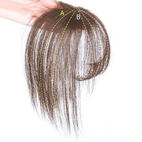 Fashion 3D Air Fringe Ultra-thin Seamless Fake Bang Wig Hair Extension Hairpiece (Color: 3)
