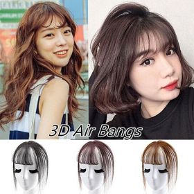 Fashion 3D Air Fringe Ultra-thin Seamless Fake Bang Wig Hair Extension Hairpiece (Color: 2)