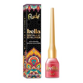 RUDE Hella Metallic Eyeliner (Color: Garnet)