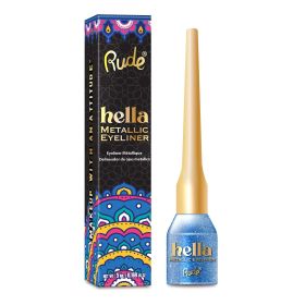RUDE Hella Metallic Eyeliner (Color: Sapphire)