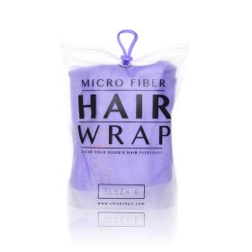 Sleek'e Microfiber Hair Wrap (Color: Lavender)